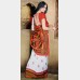 Kaajal’s Dhupian printed silk Sharee